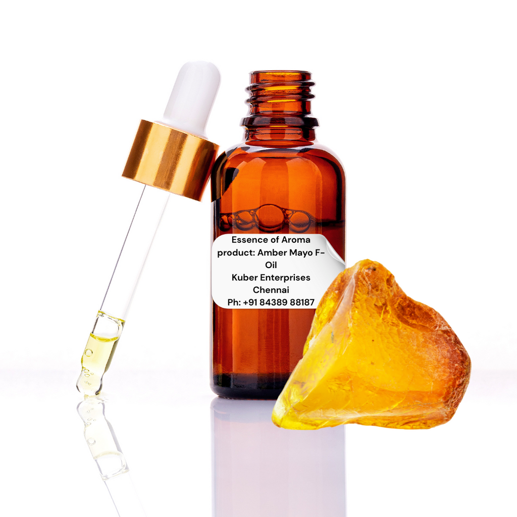 Amber mayo fragrance oil bottle