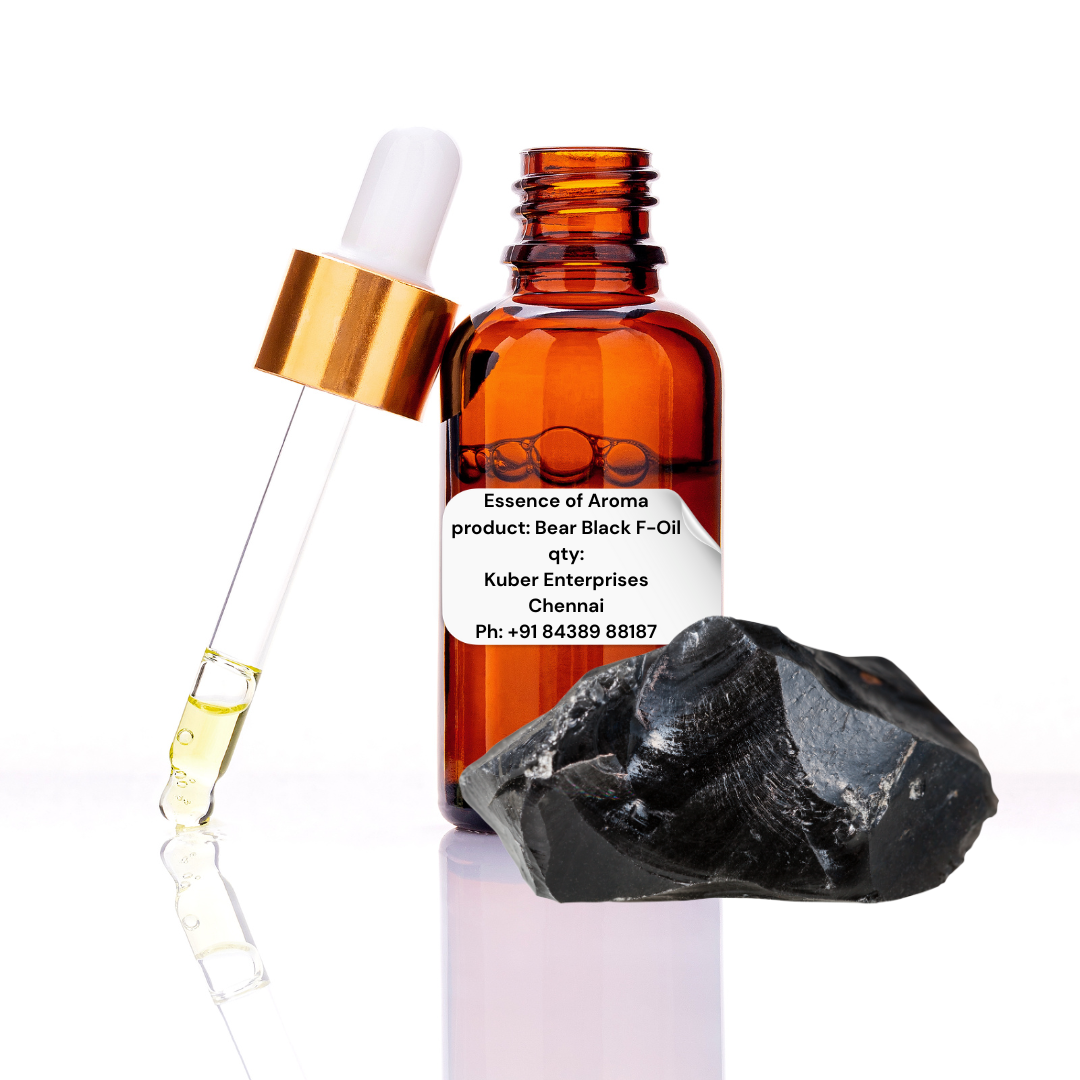 Bear black fragrance oil bottle