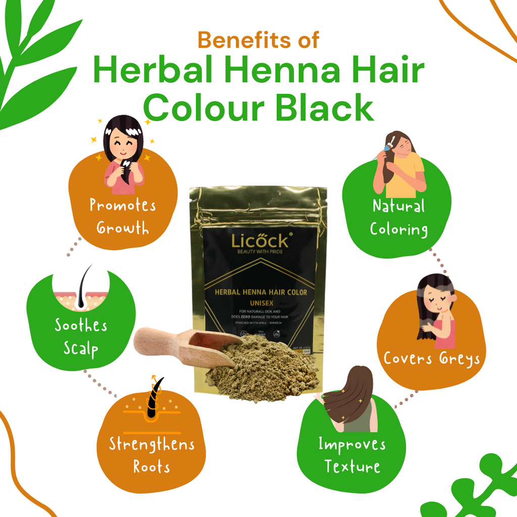 Henna Hair Colour benefits