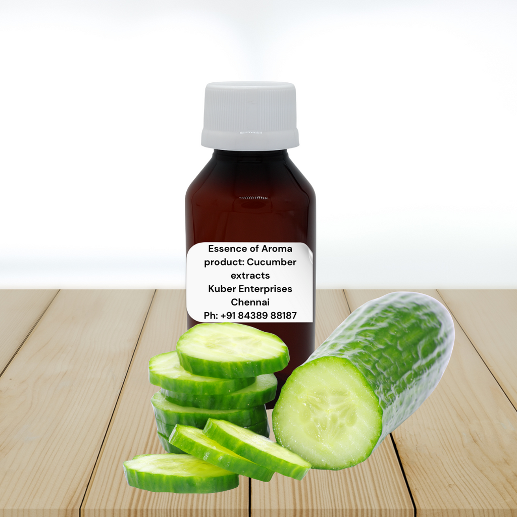 Bottle of cucumber extract