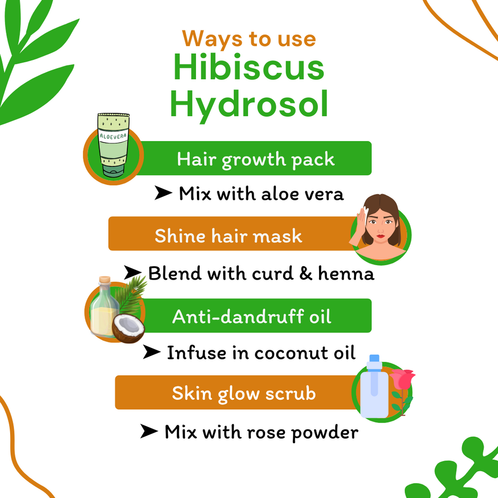 ways to use hibiscus hydrosol