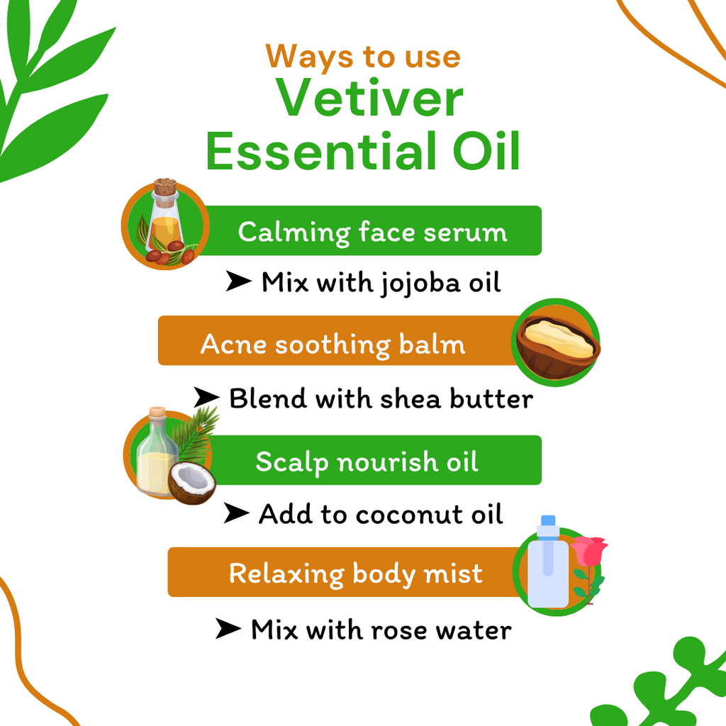 ways to use Vetiver Essential Oil