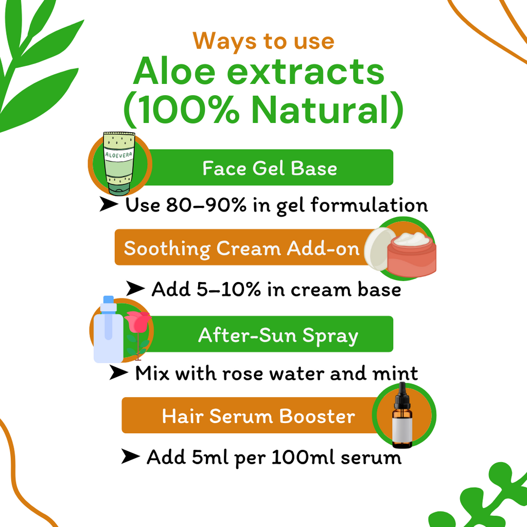 aloe vera extract uses