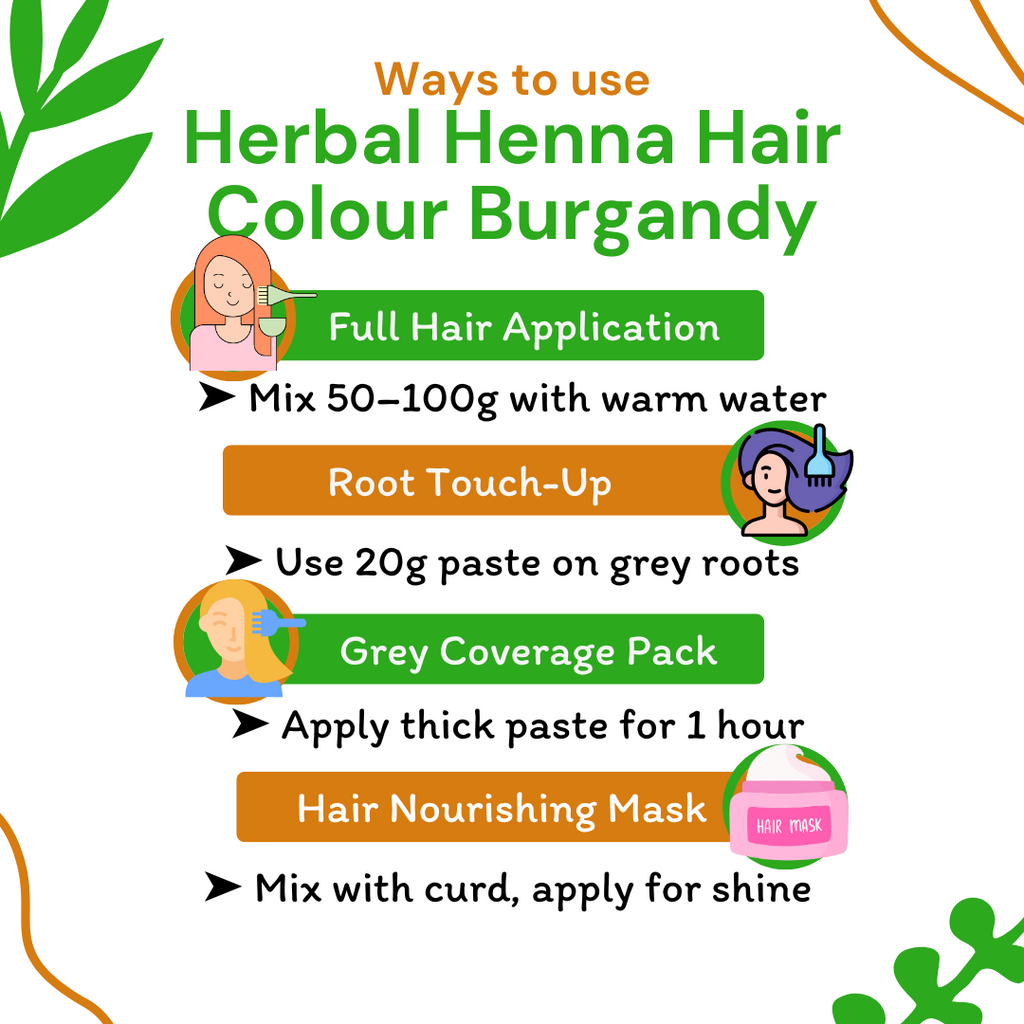 how to use Henna Hair Colour