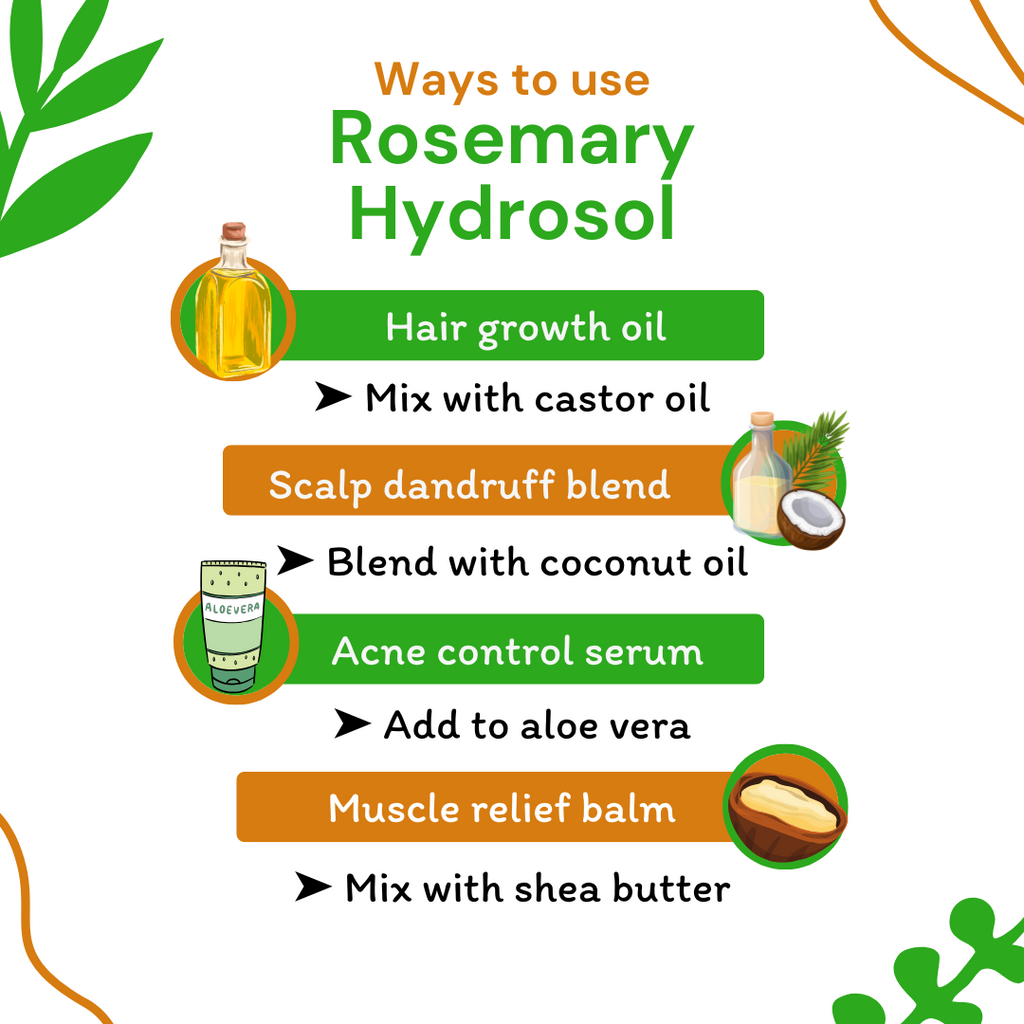rosemary hydrosol uses