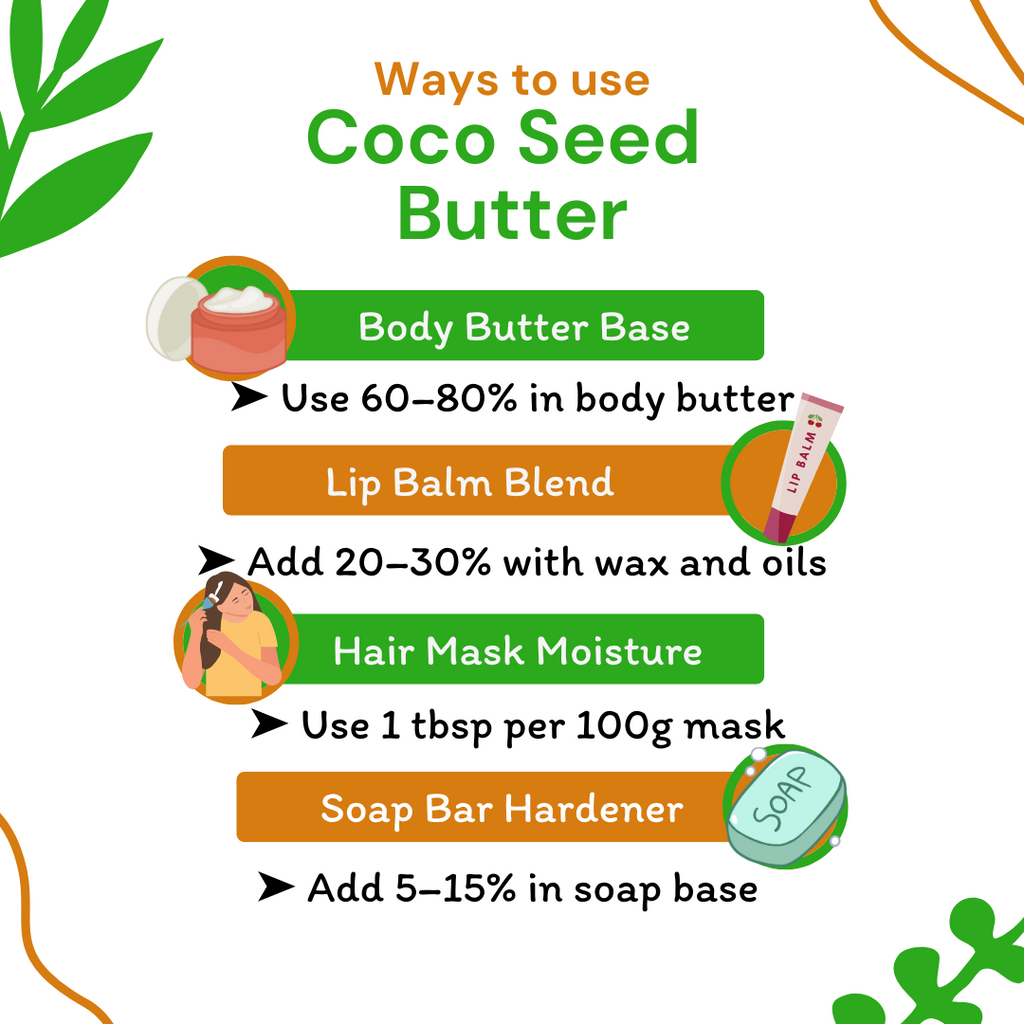 cocoa seed butter uses