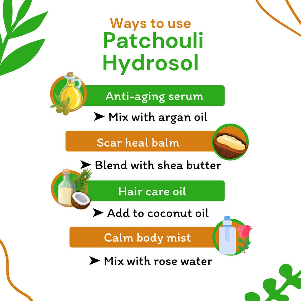 ways to use patchouli hydrosol