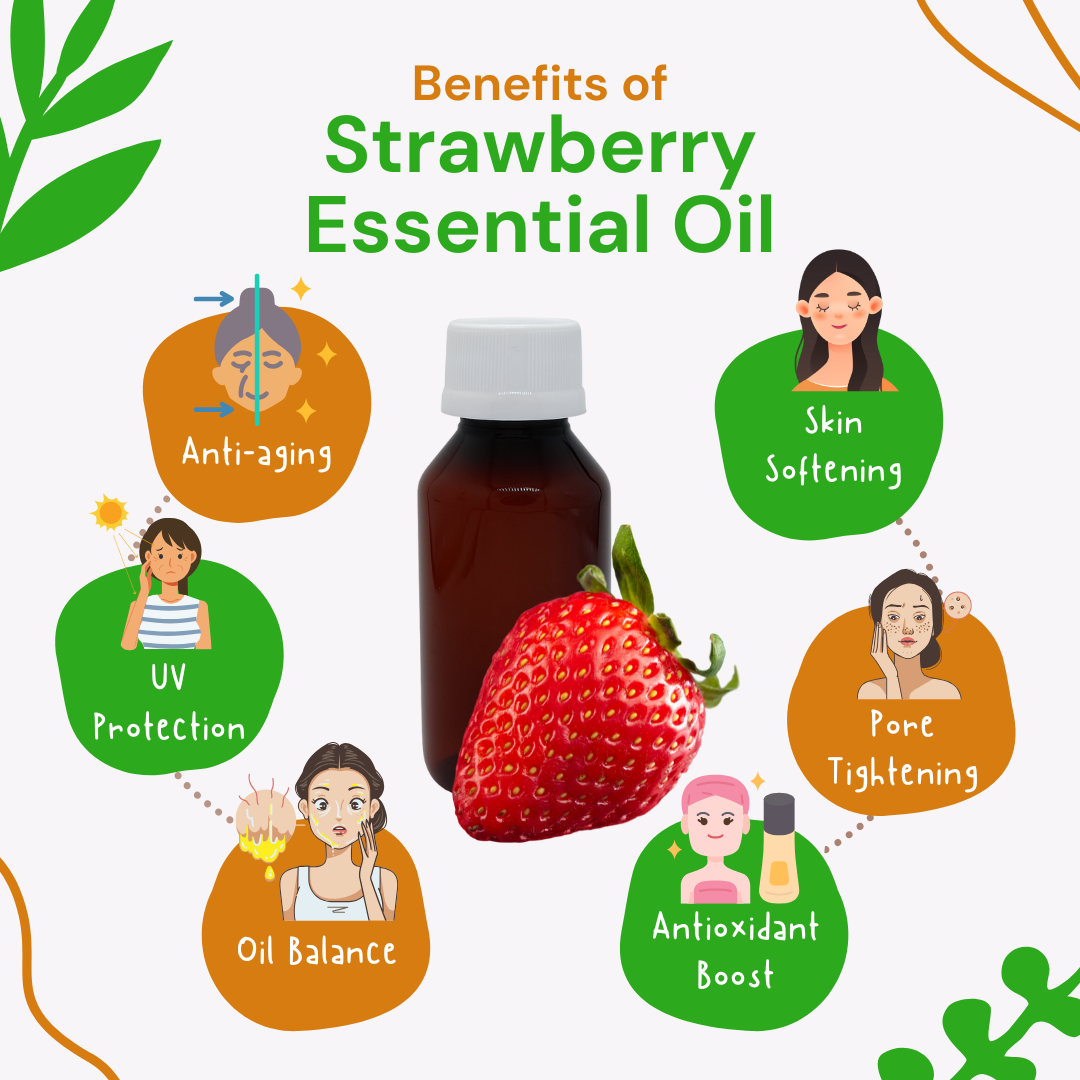 strawberry seed oil benefits for skin Strawberry Essential Oil – Kuber Enterprises