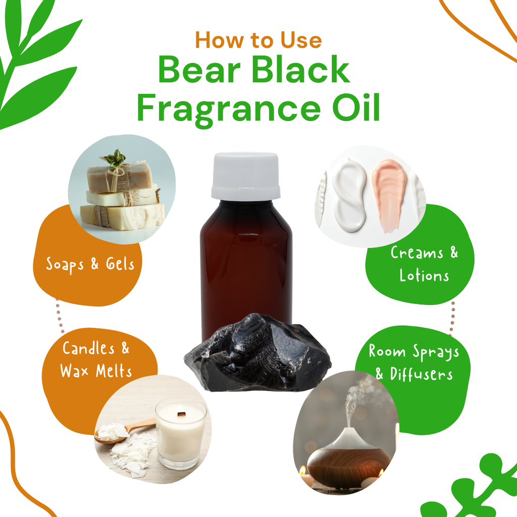 how to use bear black fragrance oil