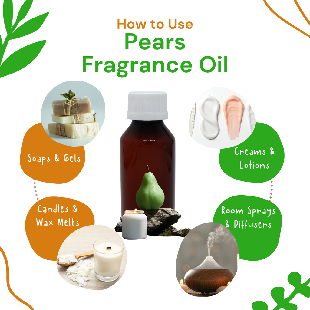Instructions on how to use pears fragrance oil