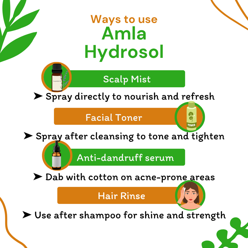 ways to use Amla Hydrosol